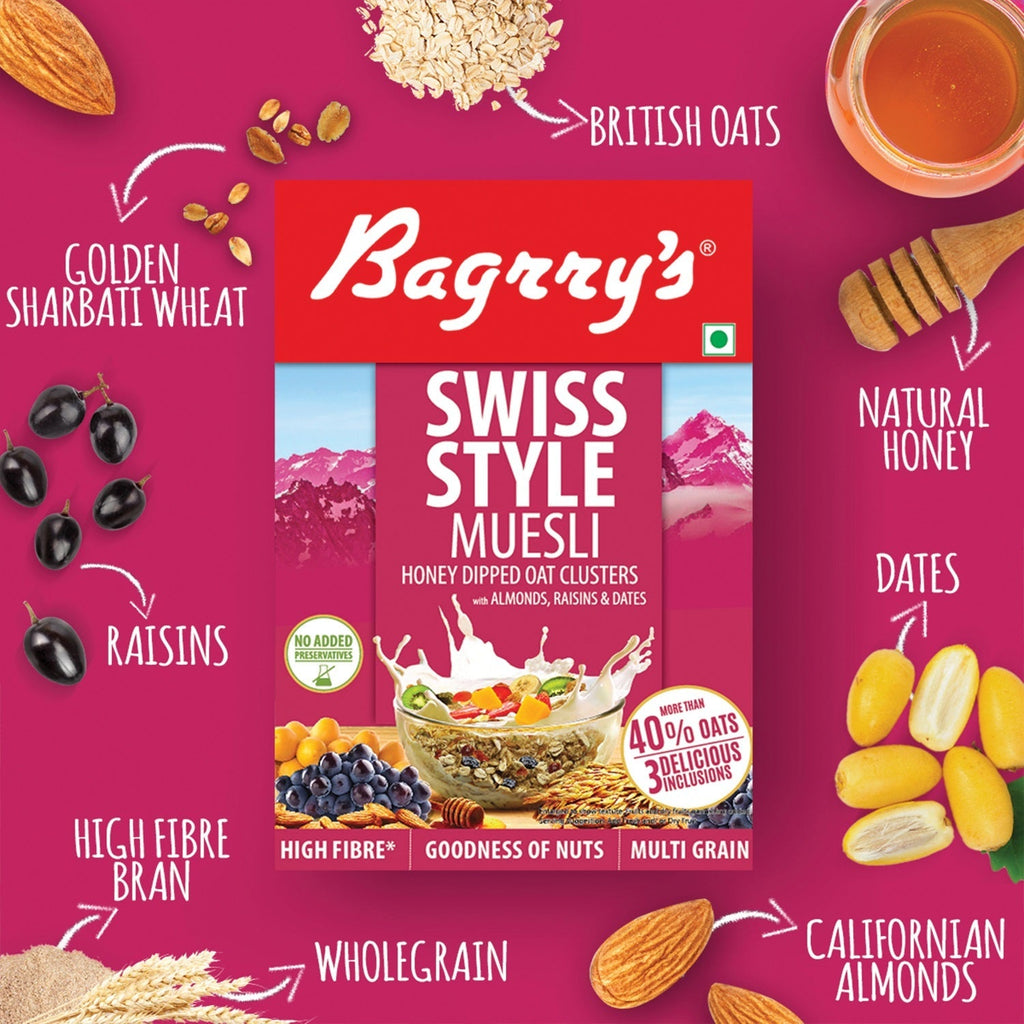 Bagrry's Swiss Style Muesli - 500 gms