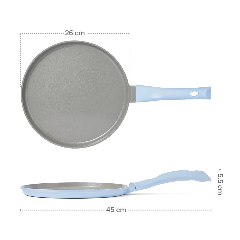 Borosil Vajra Ceramic Flat Tawa
