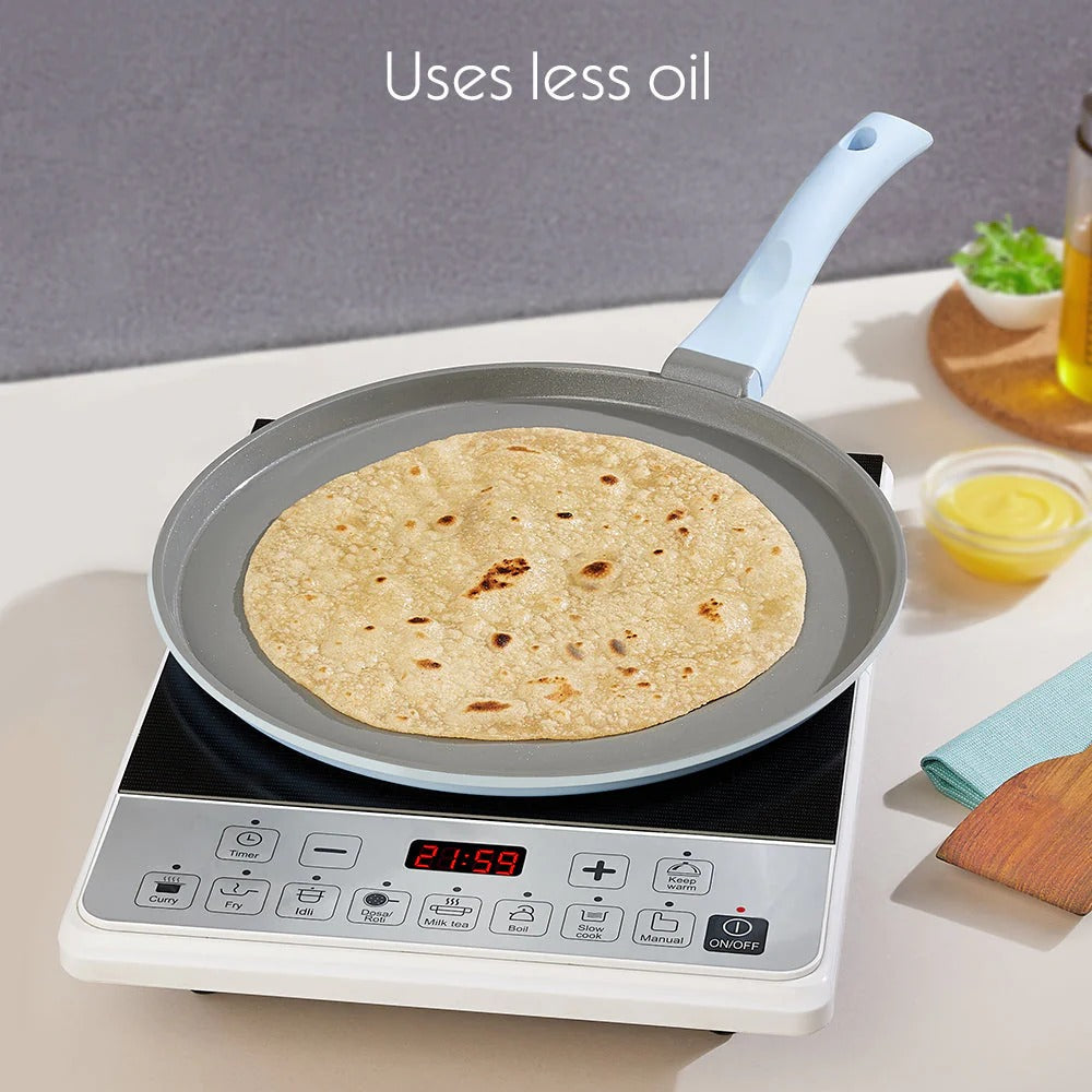 Borosil Vajra Ceramic Flat Tawa
