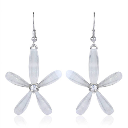 Trendoo Jewelry Gold-Polished Stylish Fancy Party Wear White Drops
