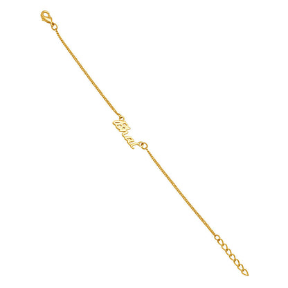 trueBrowns X Voylla Gold-Toned 'Bhai' Bracelet Rakhi With Roli Chaawal Pack