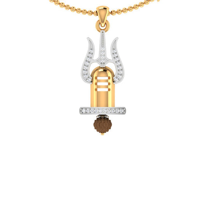 trueBrowns X Voylla Trishul with Rudraksh Rakhi-Pendant