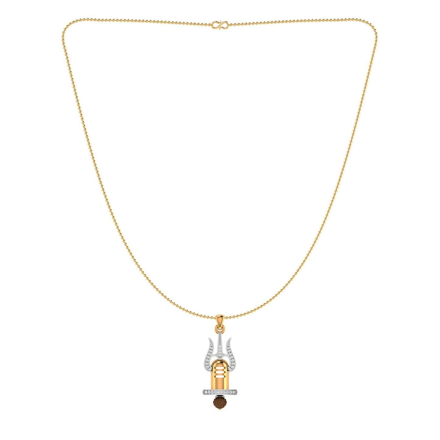 trueBrowns X Voylla Trishul with Rudraksh Rakhi-Pendant