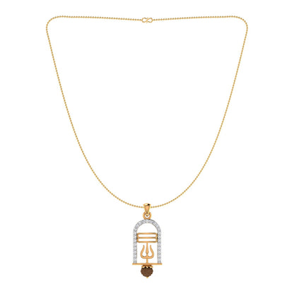 trueBrowns X Voylla CZ Studded Trushul Rakhi-Pendant