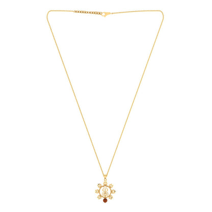 trueBrowns X Voylla Rudraksha Studded Trishul Rakhi-Pendant