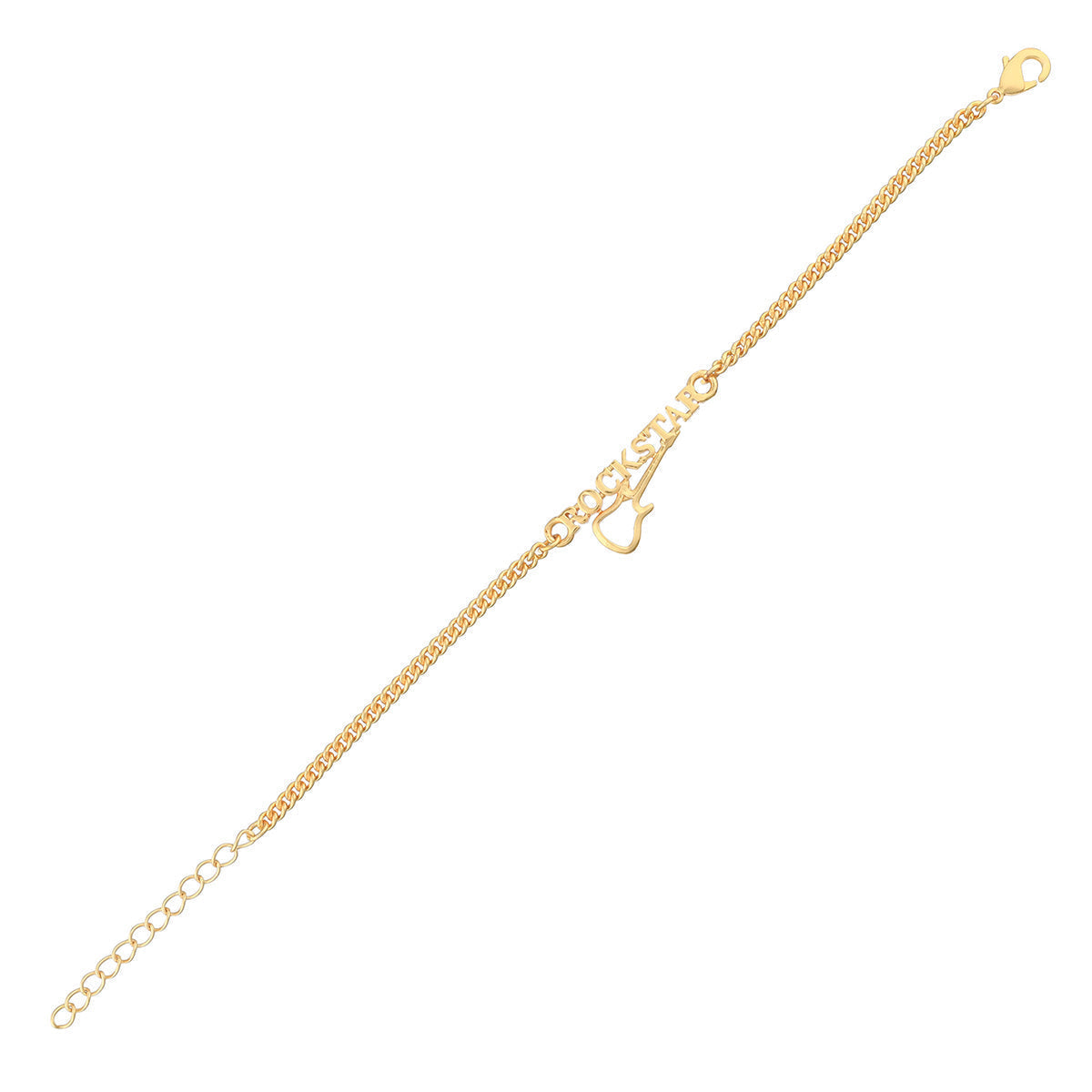 trueBrowns Gold Tone ROCKSTAR Rakhi