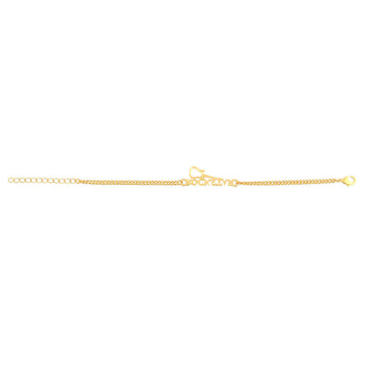 trueBrowns Gold Tone ROCKSTAR Rakhi