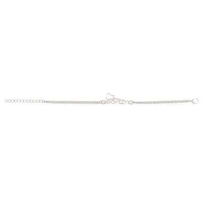 trueBrowns Stylish ROCKSTAR Silver Tone Bracelet Rakhi