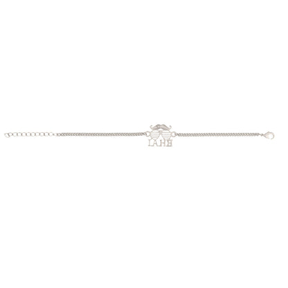 trueBrowns Exclusive Silver Plated BHAI Bracelet Style Rakhi