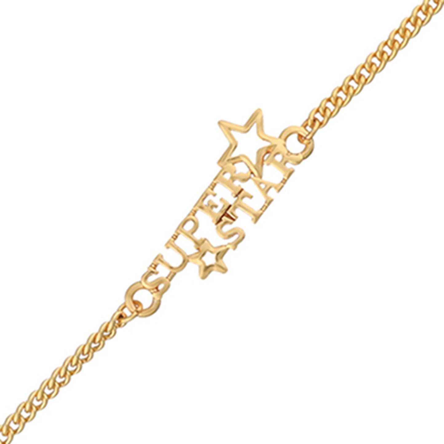 trueBrowns X Voylla Super Star Gold Tone Bracelet Style Rakhi