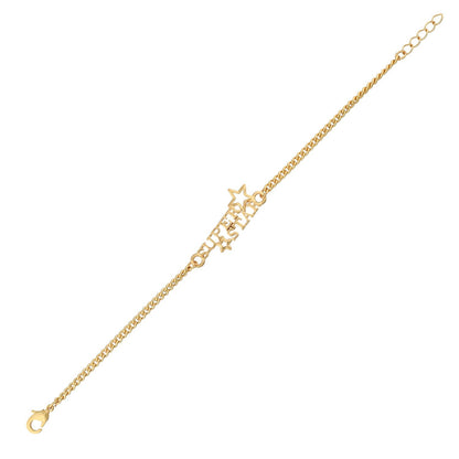 trueBrowns X Voylla Super Star Gold Tone Bracelet Style Rakhi