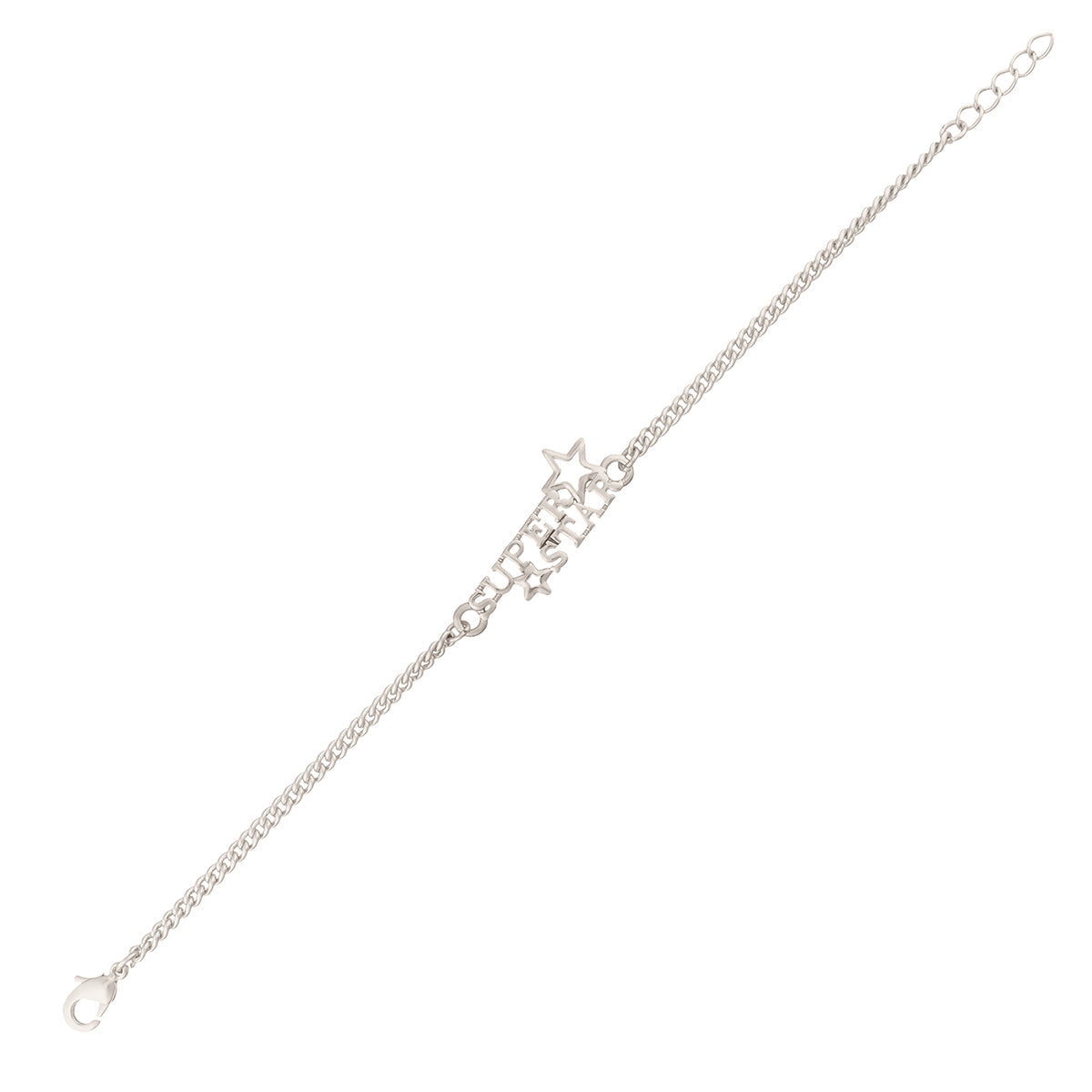 trueBrowns X Voylla Stylish Silver Plated Super Star Bracelet Rakhi