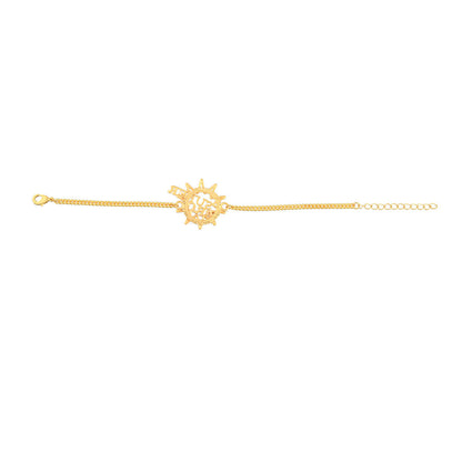 trueBrowns X Voylla Super Bro Fabulous Gold Tone Rakhi