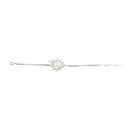 trueBrowns X Voylla Stylish Super Bro Silver Plated Bracelet Rakhi