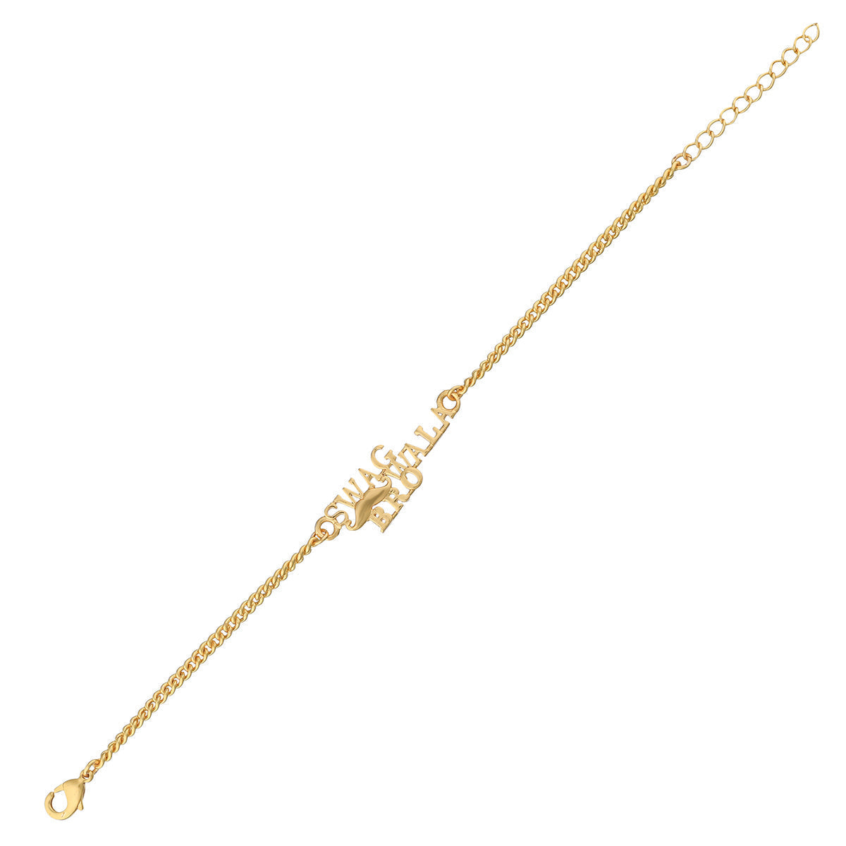 trueBrowns X Voylla Swag Wala Bro Gold Tone Bracelet Style Rakhi