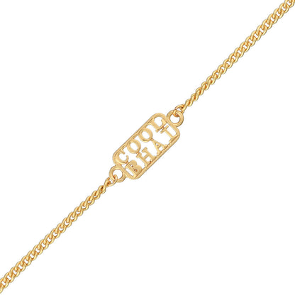 trueBrowns Cool Bhai Gold Tone Bracelet Style Rakhi