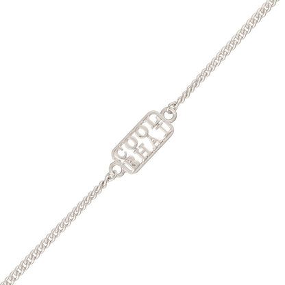 trueBrowns Silver Tone Cool Bhai Bracelet Style Rakhi