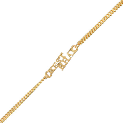 trueBrowns Best Bhai Gold Tone Bracelet Style Rakhi