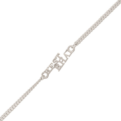 trueBrowns Silver Tone Best Bhai Bracelet Style Rakhi