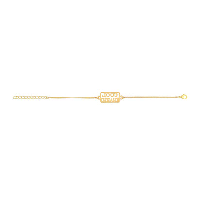 trueBrowns Stylish Gold-Polished Cool Bhabhi Bracelet Rakhi