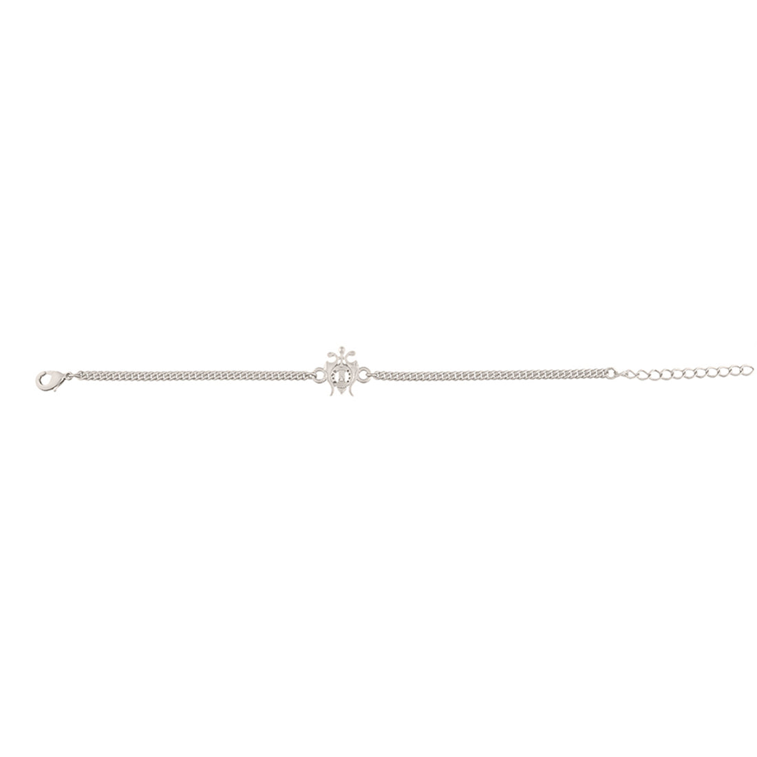 trueBrowns Trishul Silver Tone Bracelet Rakhi