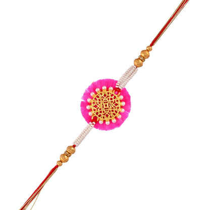 trueBrowns X Voylla Pearl And Gold Filigree Rakhi For Brother