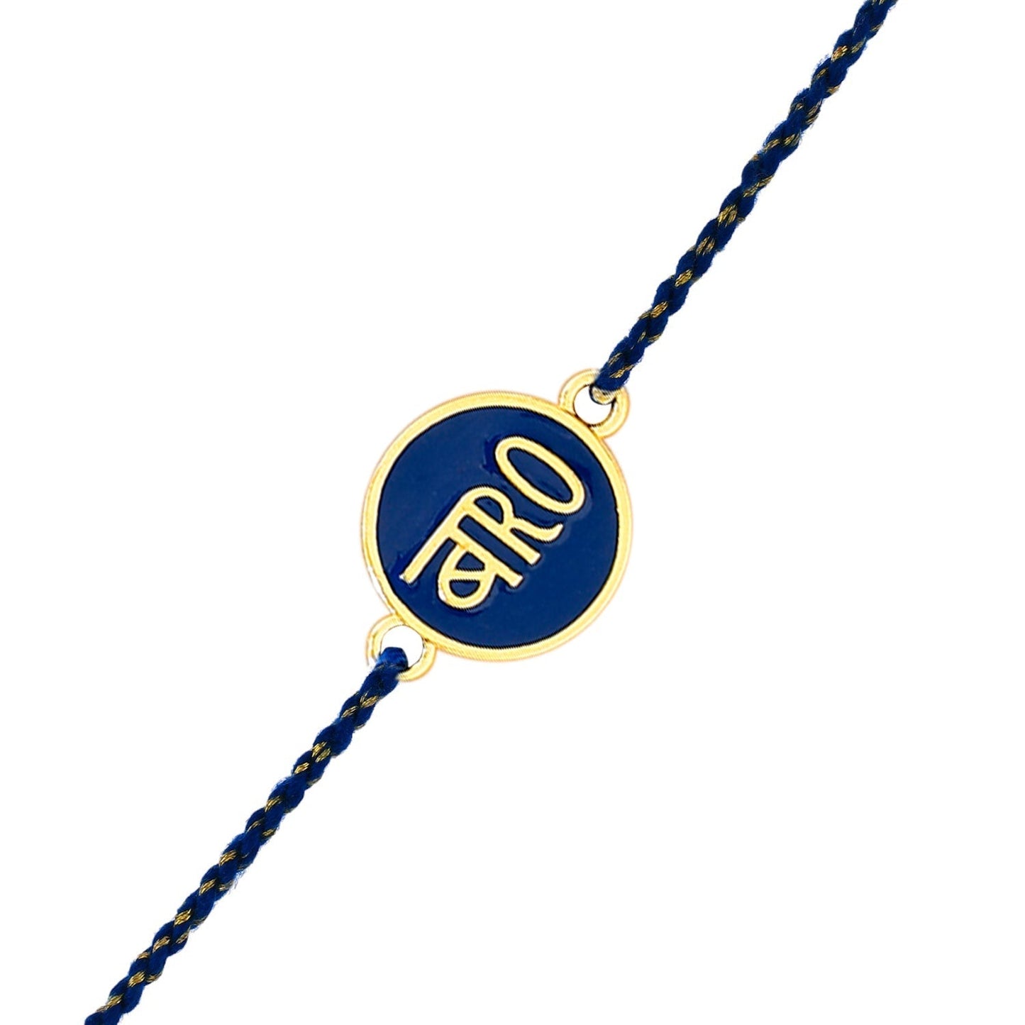 trueBrowns X Voylla Blue Enamel Bro Rakhi For Brother