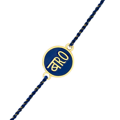 trueBrowns X Voylla Blue Enamel Bro Rakhi For Brother