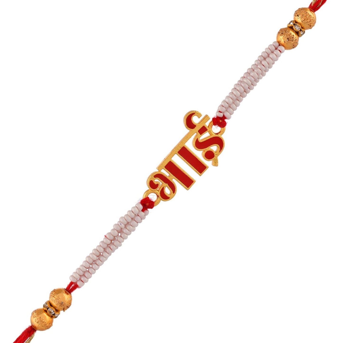 trueBrowns X Voylla Red Enamel Bhai Rakhi For Brother