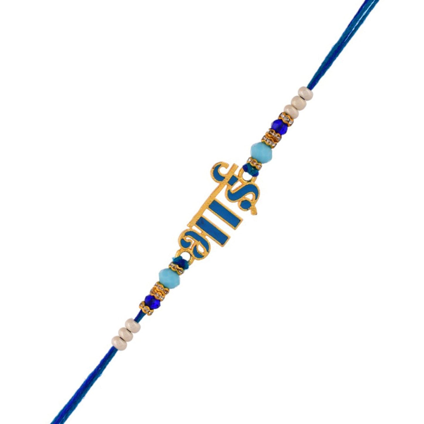 trueBrowns X Voylla Firozi Enamel Bhai Rakhi For Brother