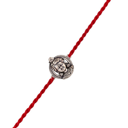 trueBrowns X Voylla Ram Lalla Silver Oxidised Rakhi For Brother