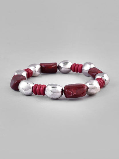 VOJ Beaded Elasticated Bracelet
