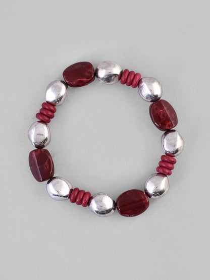 VOJ Beaded Elasticated Bracelet