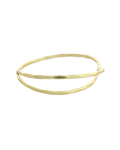VOJ Gold-Polished Elegent Stylish Kada Bracelet