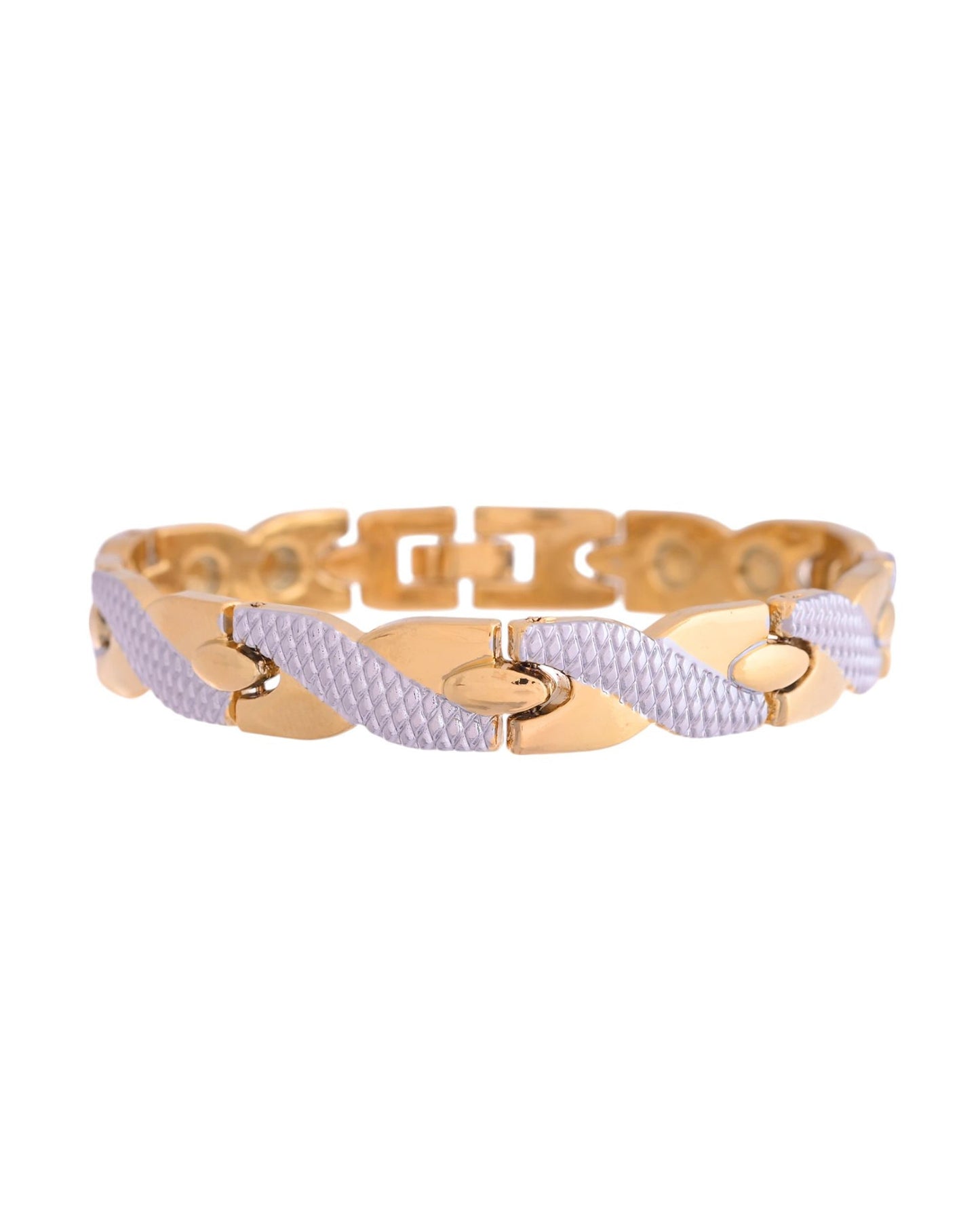 VOJ Double Ton Titanium Energy Health Bracelets For Men