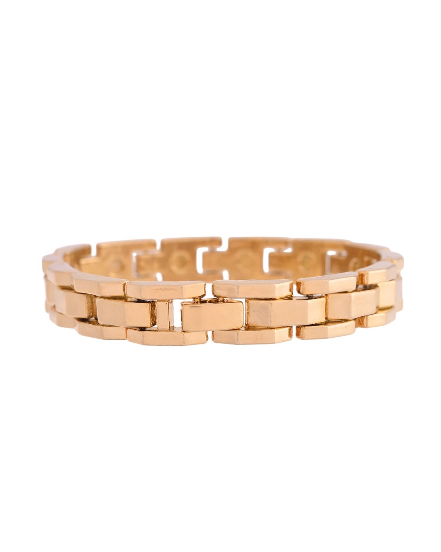 VOJ Golden Link Tungsten Magnetic Bracelet for Men