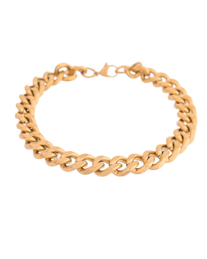 VOJ Stainless Steel Men's Linked Bracelet