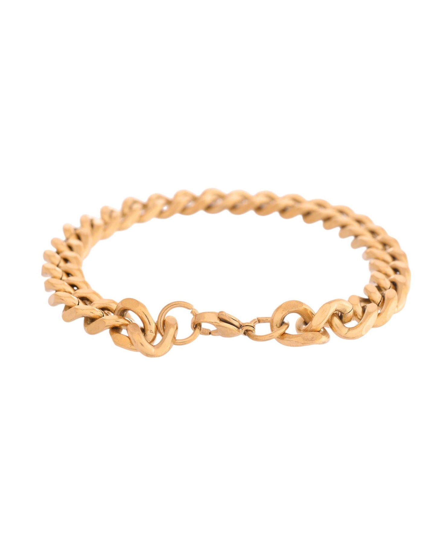 VOJ Stainless Steel Men's Linked Bracelet