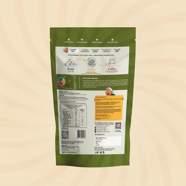 Sweet Karam Coffee Ragi Onion Murukku