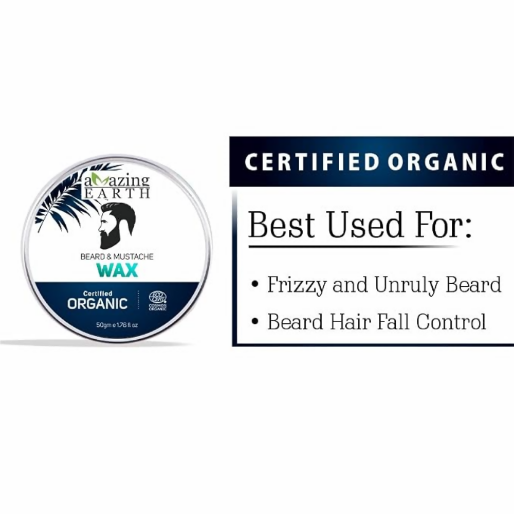 Amazing Earth Beard & Mustache Wax And Beard Oil