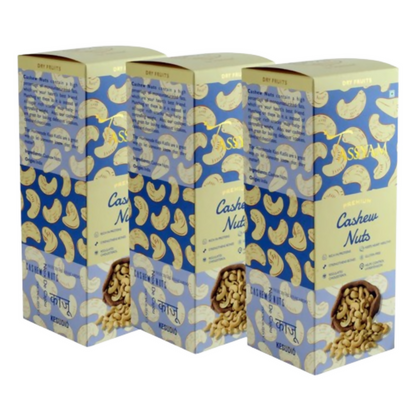 Tassyam Organics Premium Cashews w240 Grade - Box