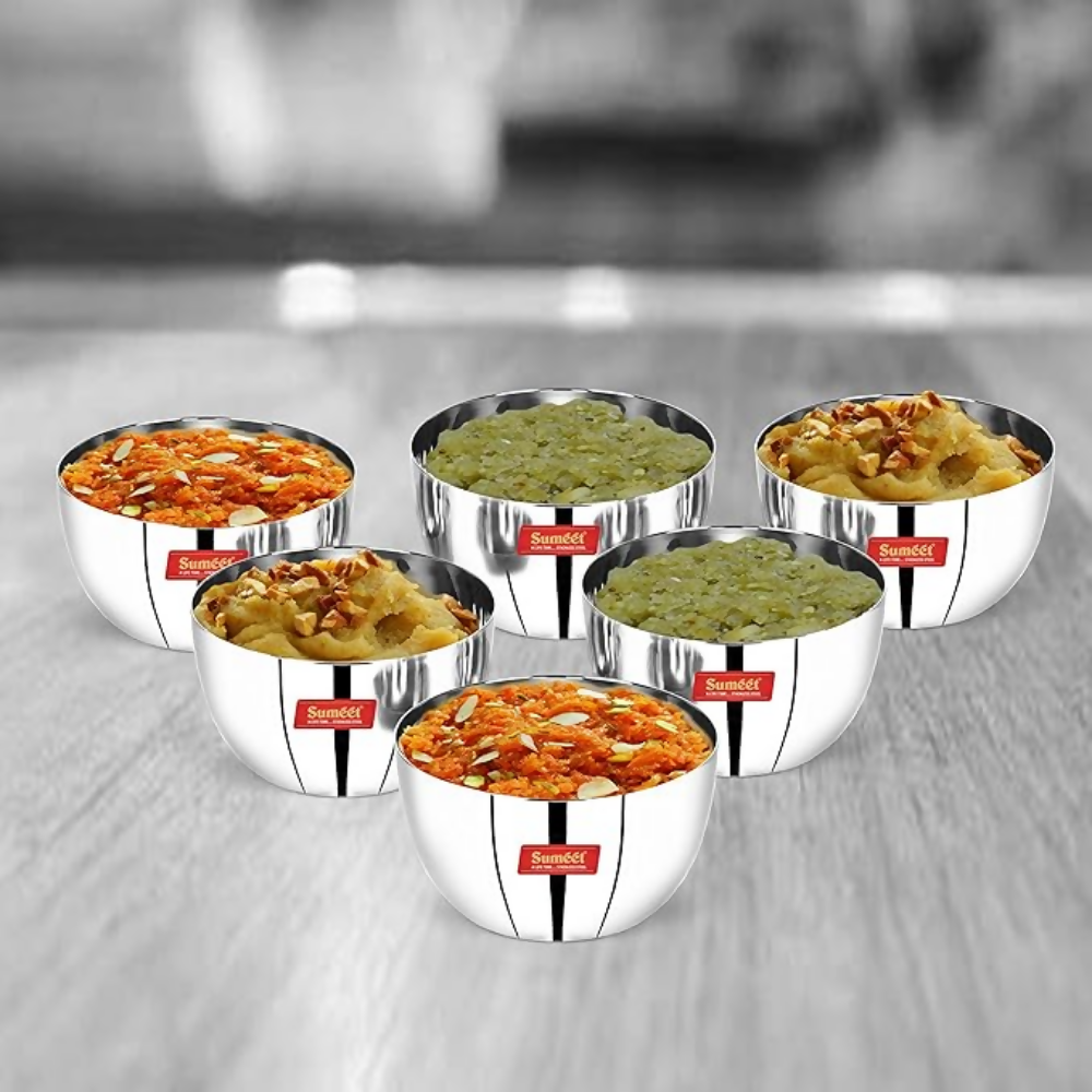 Sumeet Stainless Steel SoLid Apple Bowl