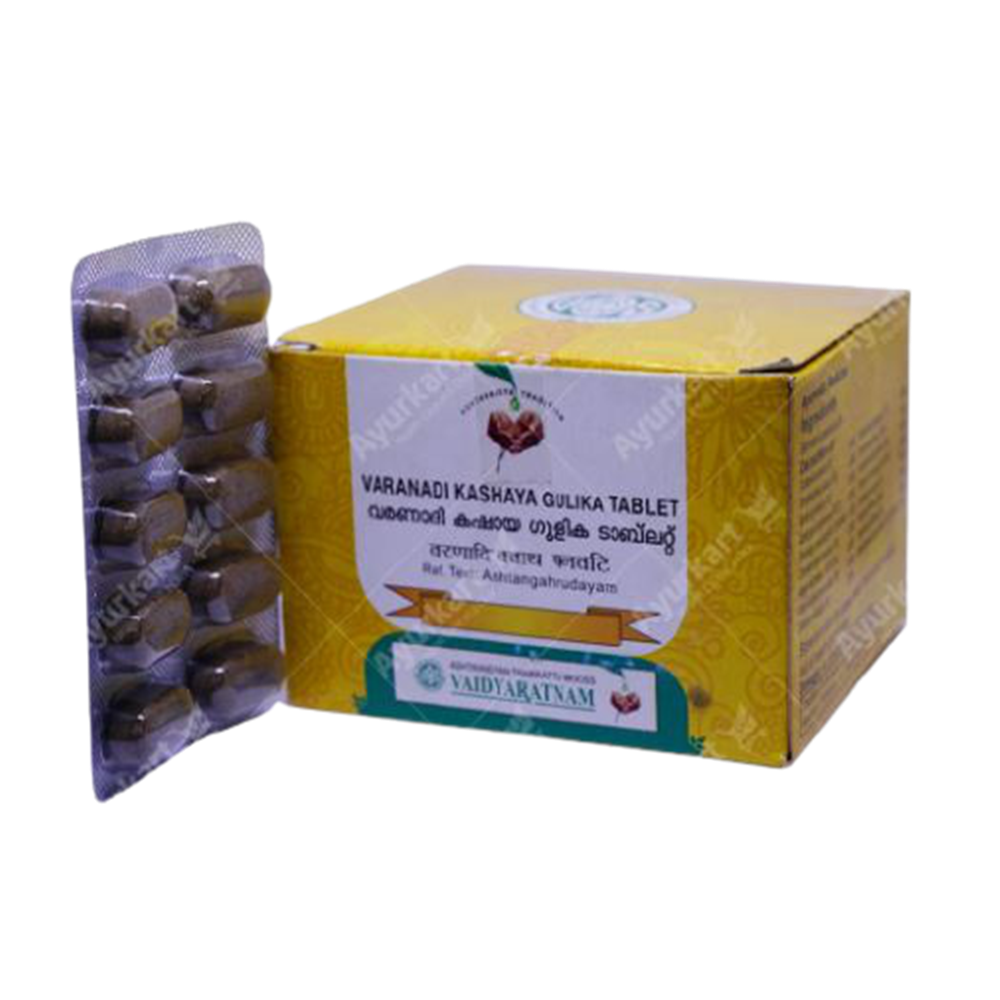 Vaidyaratnam Varanadi Kashaya Gulika Tablet - 100 Tabs