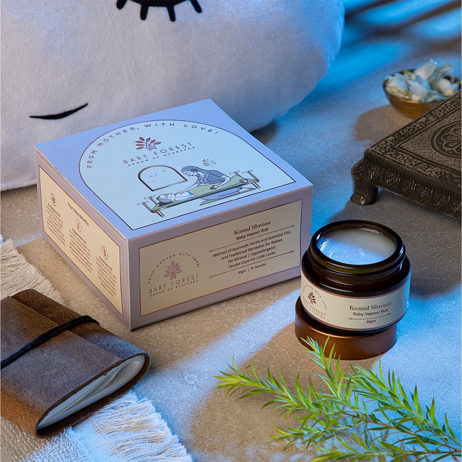 Baby Forest Komal Shwaas Baby Vapour Rub - 30 gms