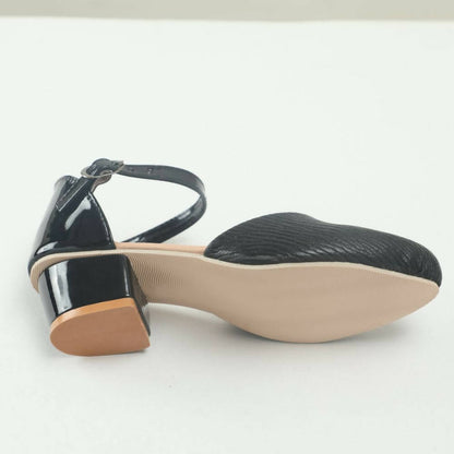Tiny Bugs Girls Party Wear Ballerinas Heels - Black