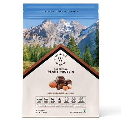 Wellbeing Nutrition Superfood Plant Protein-Dark Chocolate Hazelnut