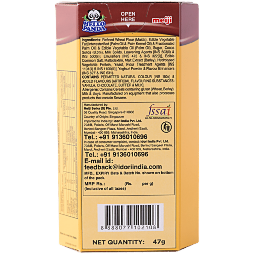 Meiji Hello Panda Biscuits - Double Chocolate Filling Carton
