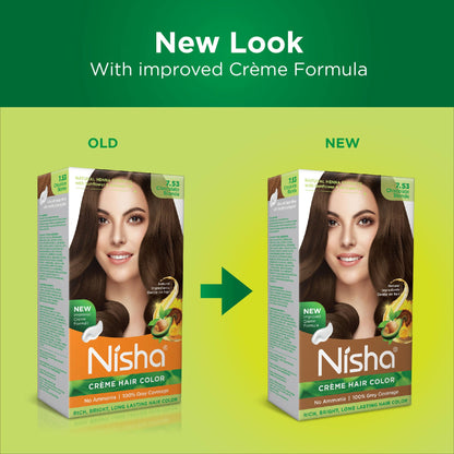 Nisha Creme Hair Color for Women - Chocolate Blonde