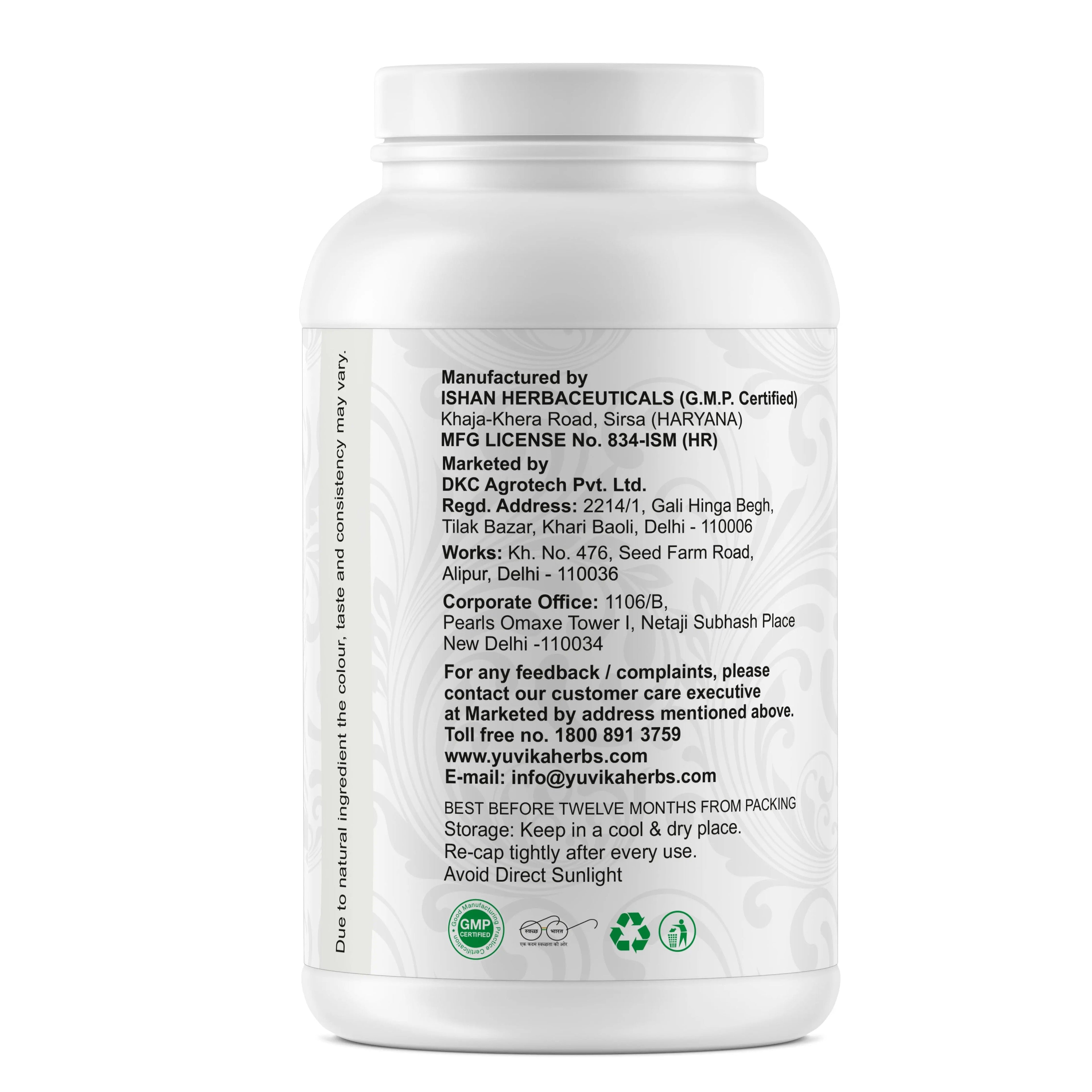 Yuvika Vidharikand Safed Powder - 100 gms