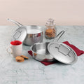 Vinod Stainless Steel Classique Deluxe Induction Friendly Cookware Set 2 Piece
